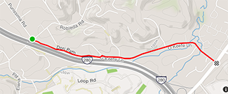 Dori Path running segment