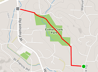Esther Clark Park path