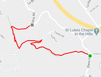 Packard Pathway running segment
