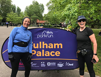 Runners at Parkrun