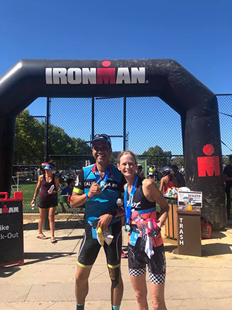 Runners at Ironman